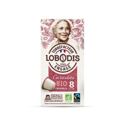 Lobodis - 10 capsules Caraïbes - home compost, bio et certifiées Max Havelaar