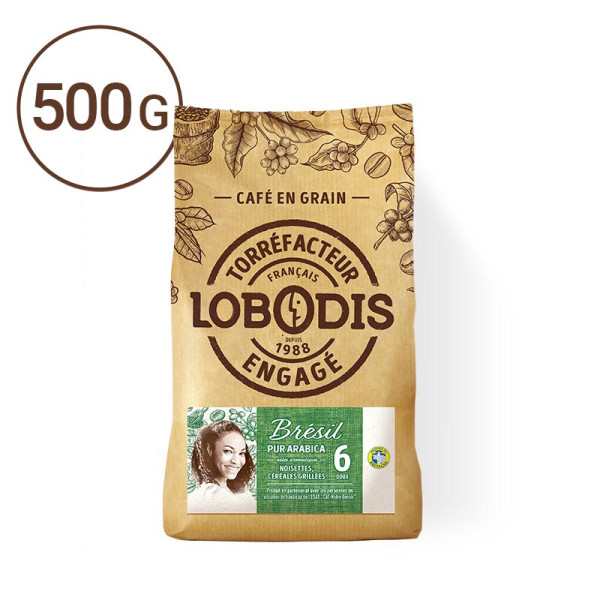 Lobodis - café arabica grains - 500g - Brésil- Pure Origine
