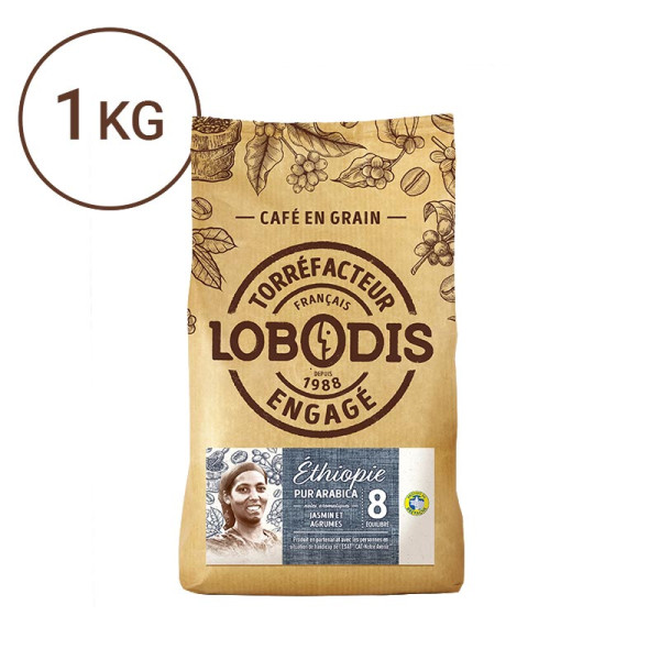 Lobodis - café arabica grains - 1kg - Ethiopie - Pure Origine