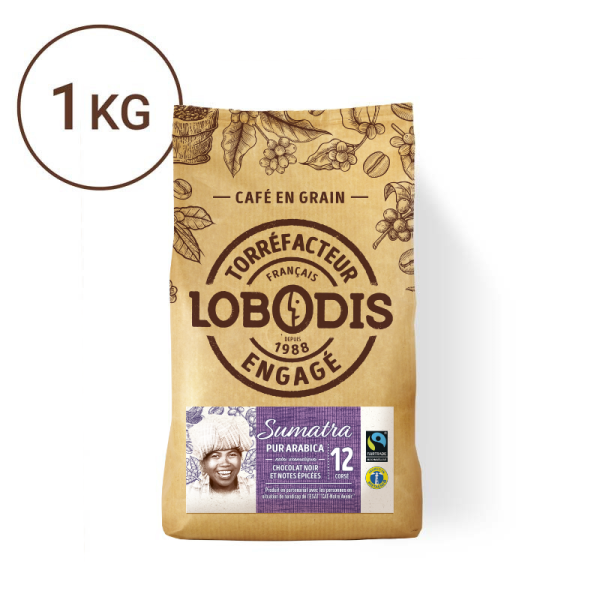 Lobodis - café arabica grains - 1kg - Sumatra - Pure Origine